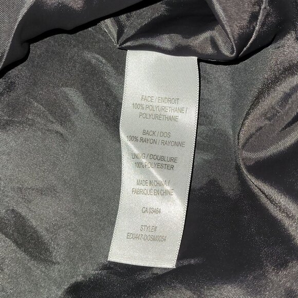 S | Ricki's | Asymmetrical-Zip Faux Leather Moto Jacket - Picture 6 of 6